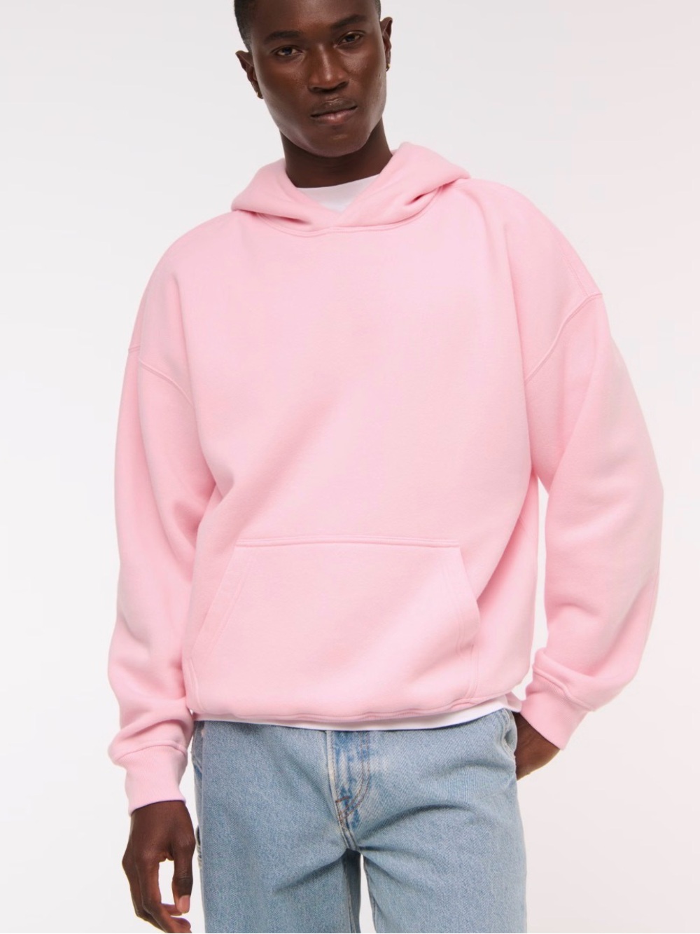 Abercrombie & Fitch Light Pink Pullover Hoodie
